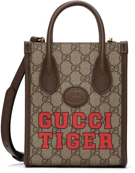 gucci tiger mini tote|Gucci mini pouch.